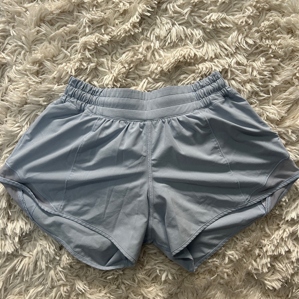 Lululemon Light Blue Hotty Hot Shorts